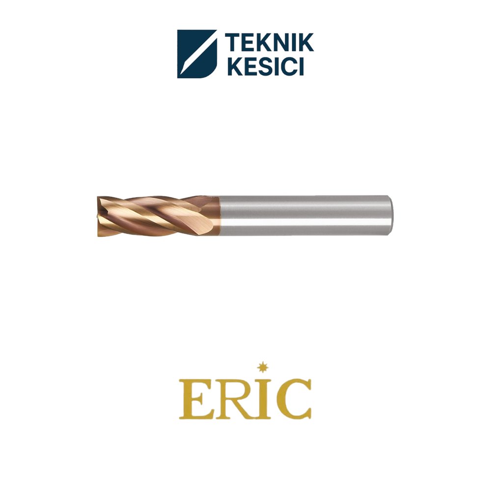 Eric 2 mm 55HRC Karbür Düz Freze 4F550050200 - Teknik Kesici Eric 2 mm 55HRC Karbür Düz Freze 4F550050200