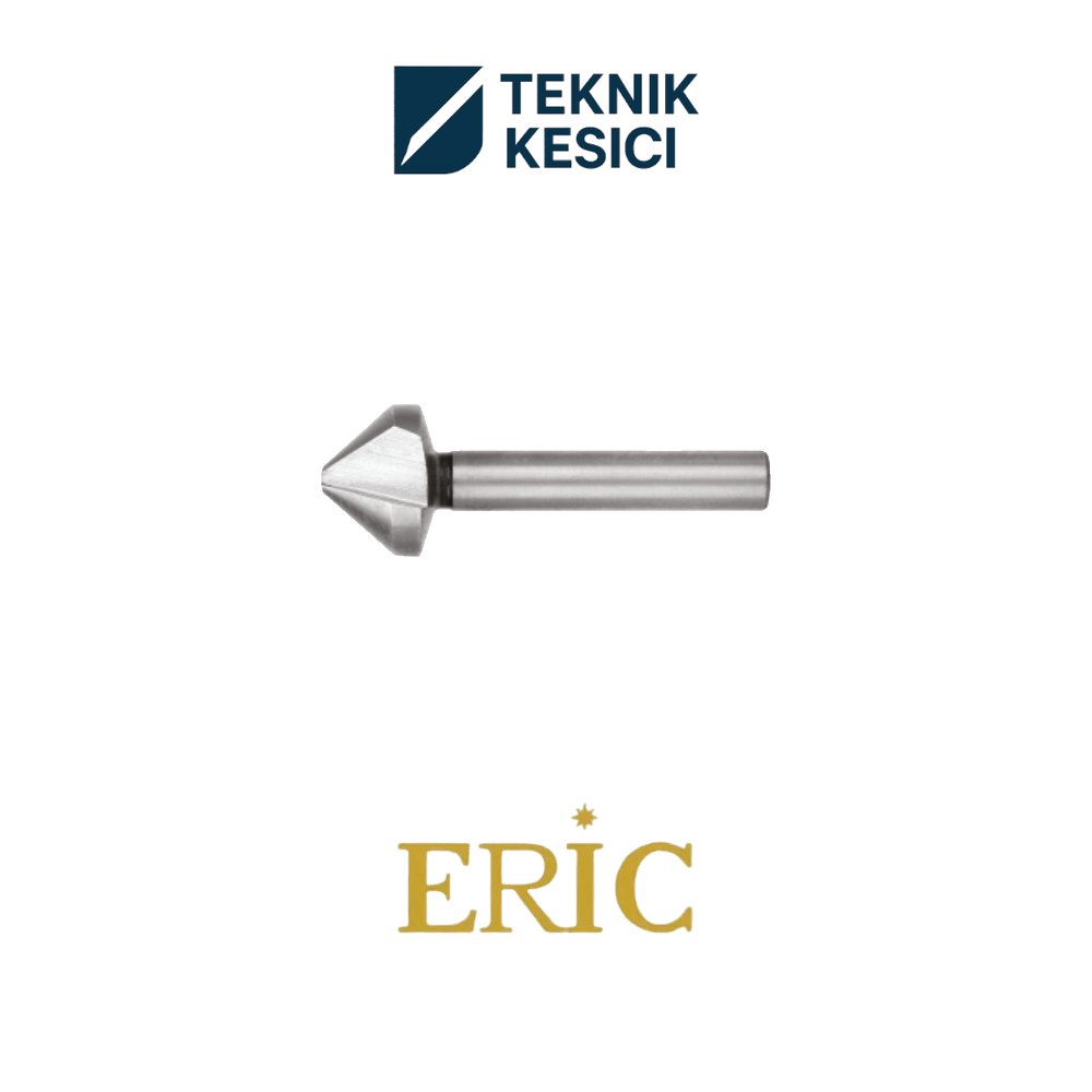 Eric 255 mm Havşa Freze 90 Derece HSS DIN 335C T335255 - Teknik Kesici Eric 25,5 mm Havşa Freze 90 Derece HSS DIN 335/C T335255