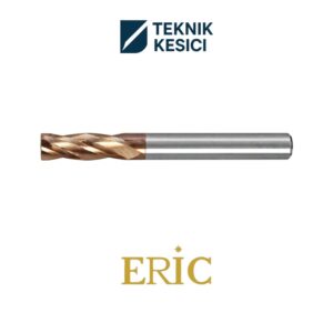Eric 4 mm 55HRC Uzun Karbür Düz Freze Boy: 75 mm 4FU550075400