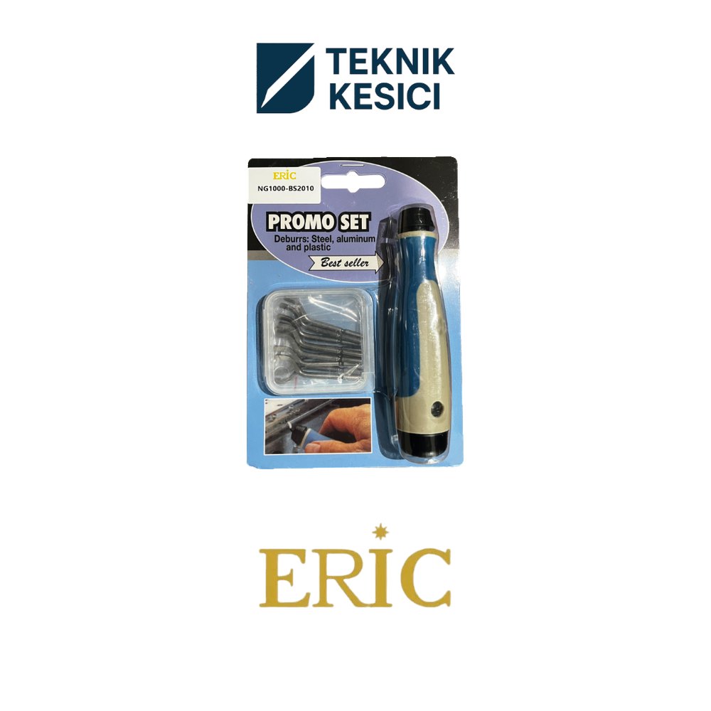 Eric Çapak Alma Raspa Seti 10LU T007850 - Teknik Kesici Eric Çapak Alma Raspa Seti 10'LU T007850