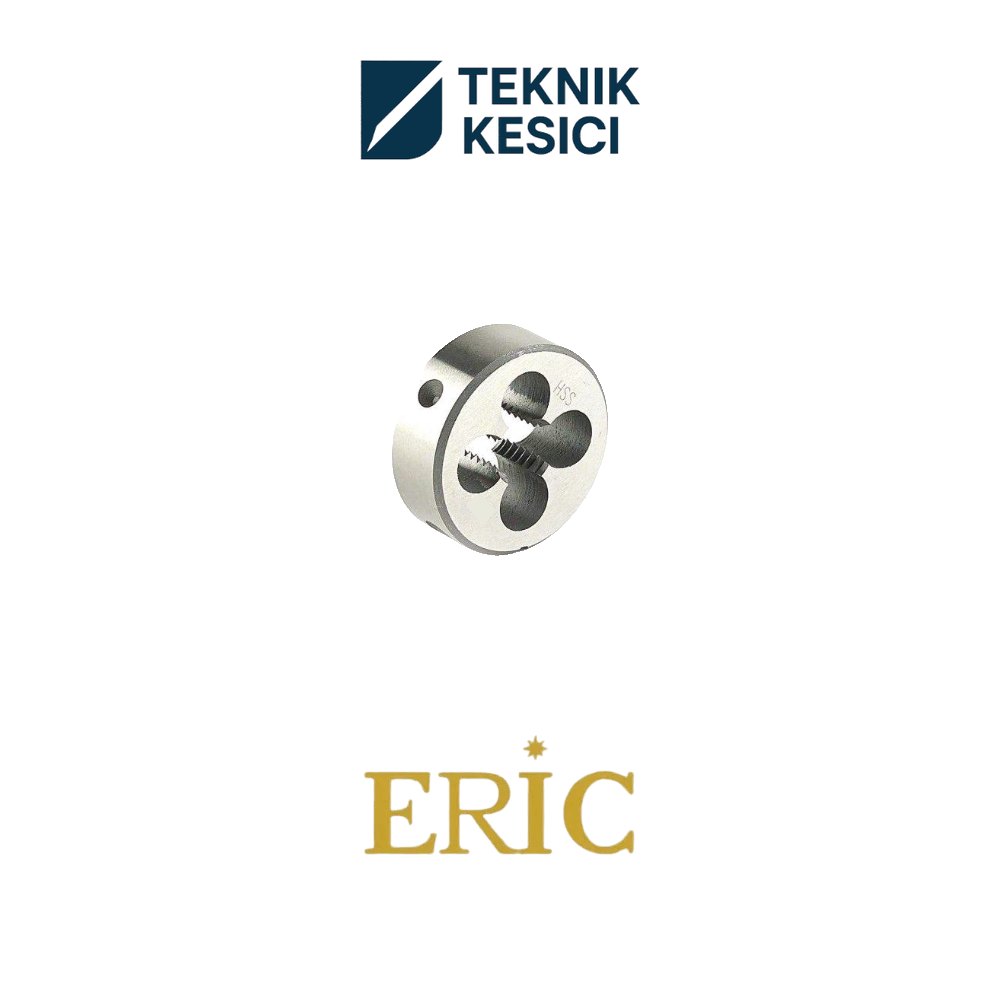 Eric G34 Gaz Dişi Pafta HSS DIN 5158 T4090034 - Teknik Kesici Eric G3/4 Gaz Dişi Pafta HSS DIN 5158 T4090034