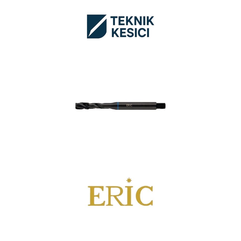 Eric M12 HSSE Vap DIN 376B İ Helis Mavi Halka Makine Kılavuzu TİNO376C12 - Teknik Kesici Eric M12 HSSE VAP DIN 376B İnox Helis Mavi Halka Makine Kılavuzu TİNO376C12