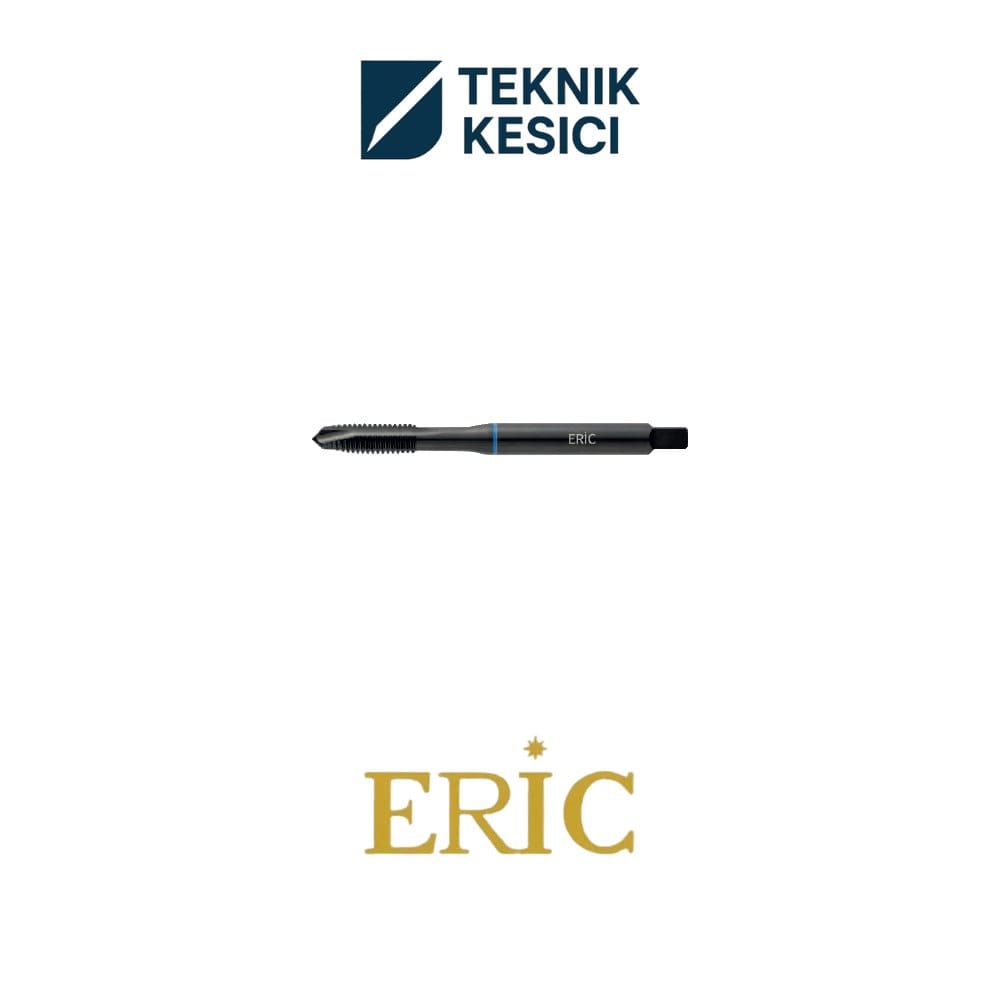 Eric M3 HSSE Vap DIN 371B İ Düz Mavi Halka Makine Kılavuzu TİNO371B03 - Teknik Kesici Eric M3 HSSE VAP DIN 371B İnox Düz Mavi Halka Makine Kılavuzu TİNO371B03