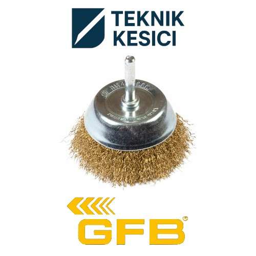 GFB Pimli Çanak Fırça - Teknik Kesici GFB Pimli Çanak Fırça