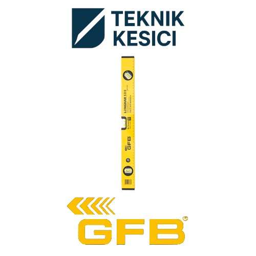 GFB Sarı Su Terazisi Mıknatıslı - Teknik Kesici GFB Sarı Su Terazisi Mıknatıslı