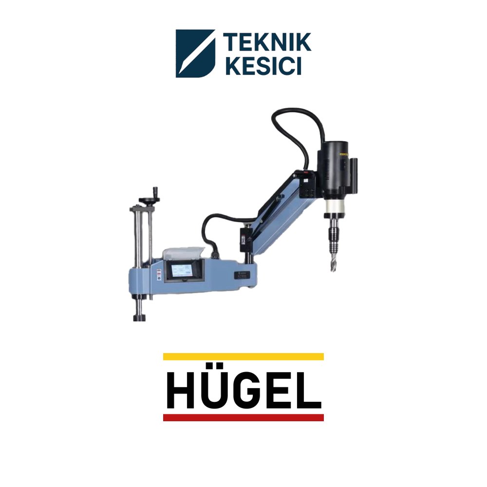 Hügel M3-M16 Elektrikli Kılavuz Çekme Makinası TKC0316 - Teknik Kesici Hügel M3-M16 Elektrikli Kılavuz Çekme Makinası TKC0316