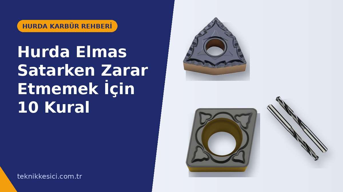 Hurda Elmas Satarken Zarar Etmemek İçin 10 Kural - Teknik Kesici Hurda Elmas Satarken Zarar Etmemek İçin 10 Kural - Teknik Kesici hurda karbür rehberi