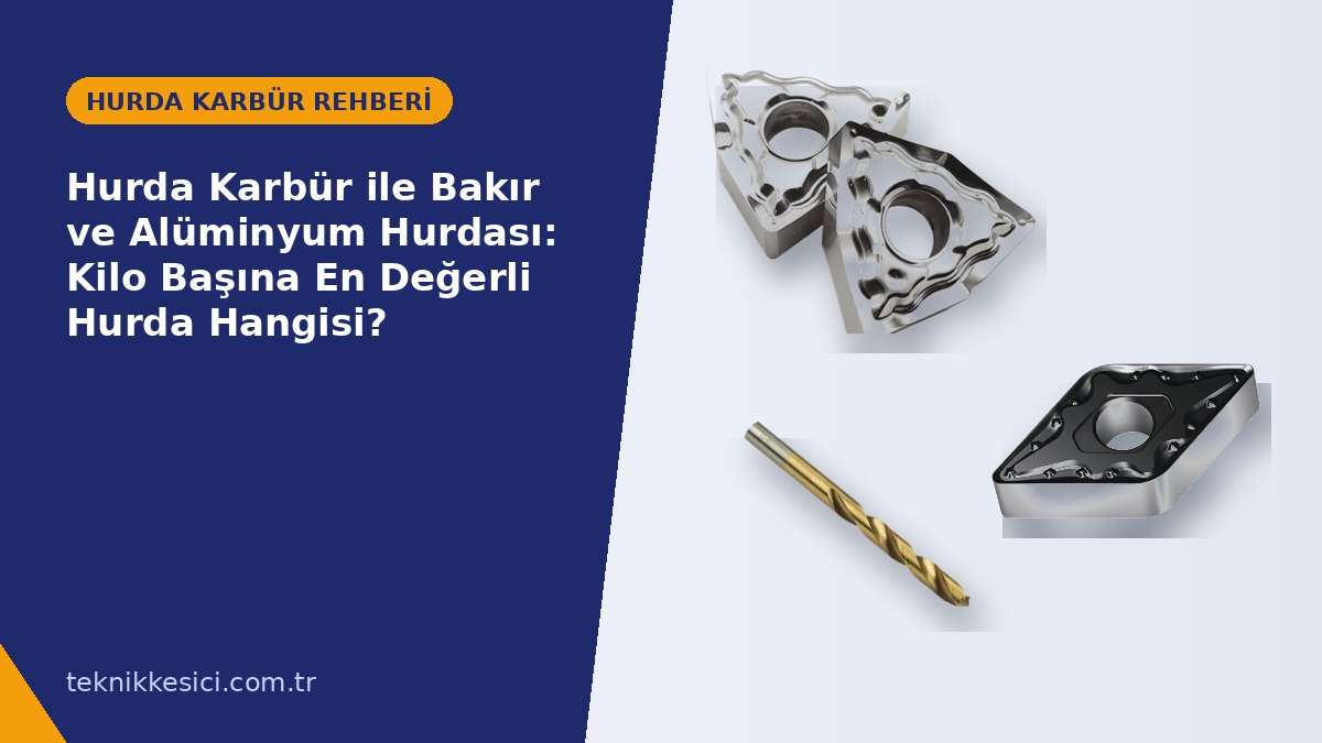 Hurda Karbür ile Bakır ve Alüminyum Hurdası Kilo Başına En Değerli Hurda Hangisi - Teknik Kesici Hurda Karbür ile Bakır ve Alüminyum Hurdası: Kilo Başına En Değerli Hurda Hangisi? - Teknik Kesici hurda karbür rehberi
