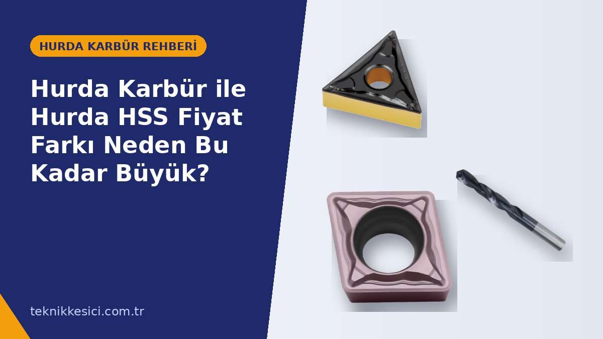 Hurda Karbür ile Hurda HSS Fiyat Farkı Neden Bu Kadar Büyük - Teknik Kesici Hurda Karbür ile Hurda HSS Fiyat Farkı Neden Bu Kadar Büyük? - Teknik Kesici hurda karbür rehberi