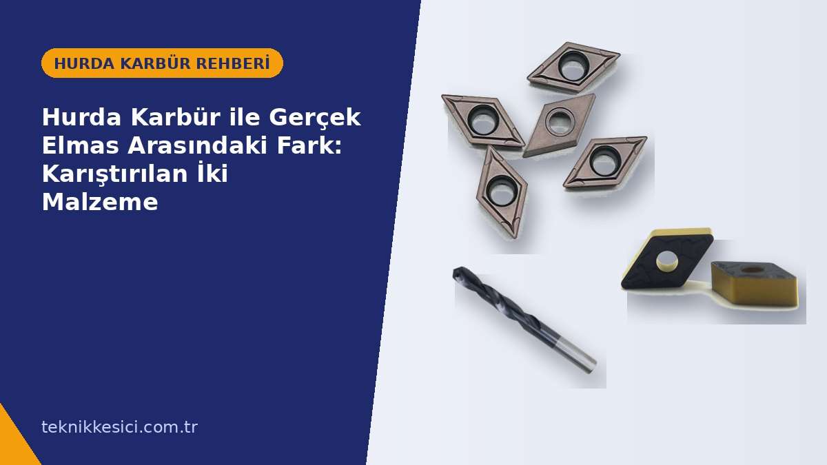 Hurda Karbür ile Gerçek Elmas Arasındaki Fark: Karıştırılan İki Malzeme - Teknik Kesici hurda karbür rehberi