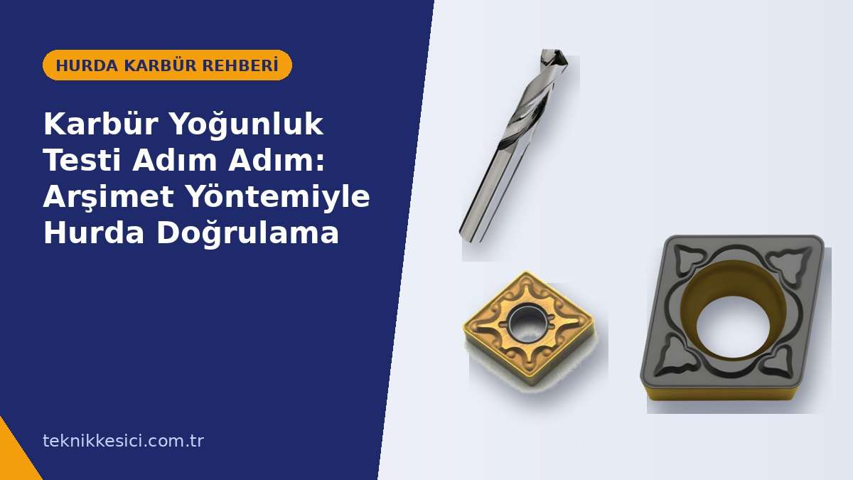 Karbür Yoğunluk Testi Adım Adım Arşimet Yöntemiyle Hurda Doğrulama - Teknik Kesici Karbür Yoğunluk Testi Adım Adım: Arşimet Yöntemiyle Hurda Doğrulama - Teknik Kesici hurda karbür rehberi