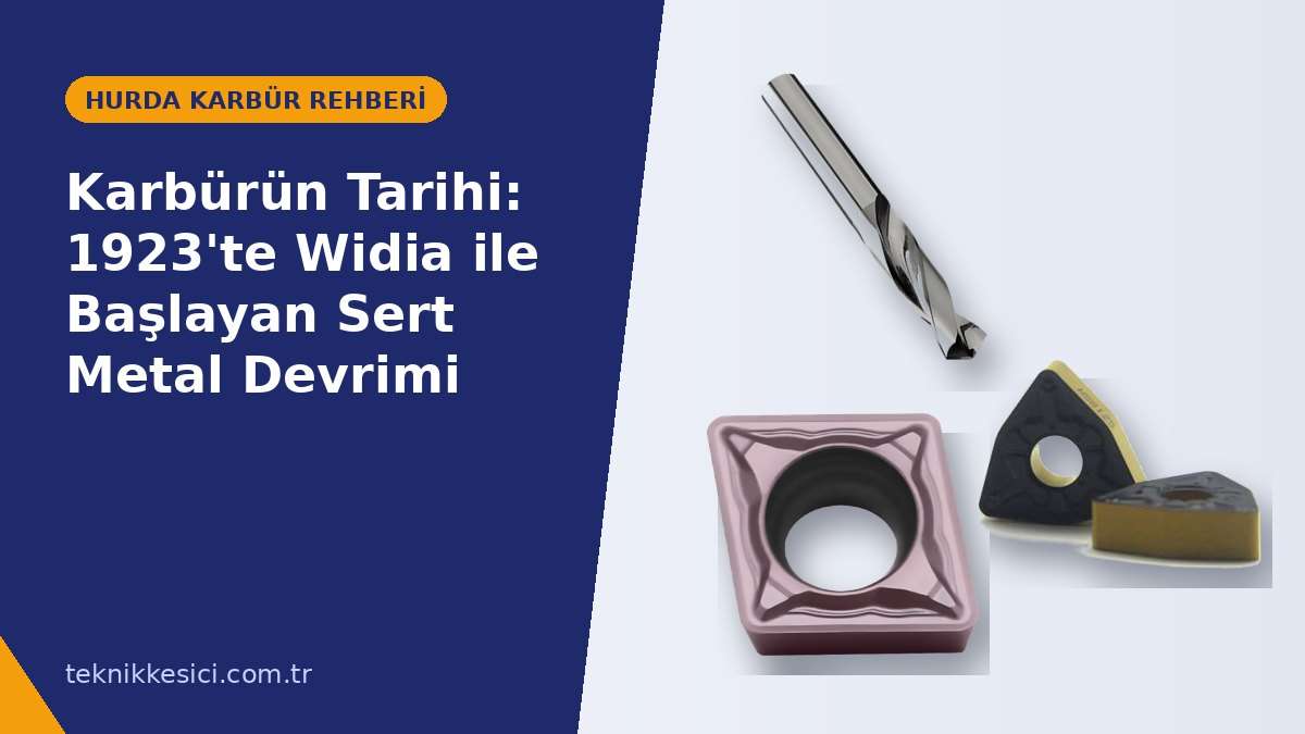 Karbürün Tarihi 1923te Widia ile Başlayan Sert Metal Devrimi - Teknik Kesici Karbürün Tarihi: 1923'te Widia ile Başlayan Sert Metal Devrimi - Teknik Kesici hurda karbür rehberi