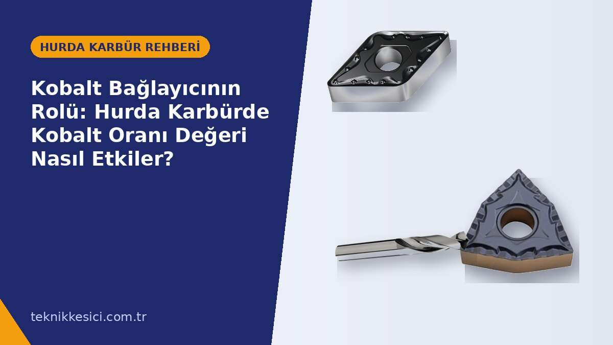 Kobalt Bağlayıcının Rolü: Hurda Karbürde Kobalt Oranı Değeri Nasıl Etkiler? - Teknik Kesici hurda karbür rehberi