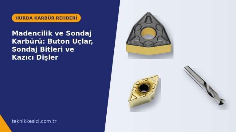 Madencilik ve Sondaj Karbürü: Buton Uçlar, Sondaj Bitleri ve Kazıcı Dişler - Teknik Kesici hurda karbür rehberi
