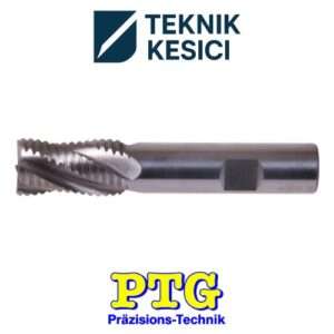 PTG HSS Kaba Talaş Uzun Parmak Freze DIN 844-BNR - PTG