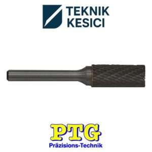 PTG Karbür Kalıpçı Freze Form B (Silindirik Uçlu Kesici) DIN 8033 - PTG