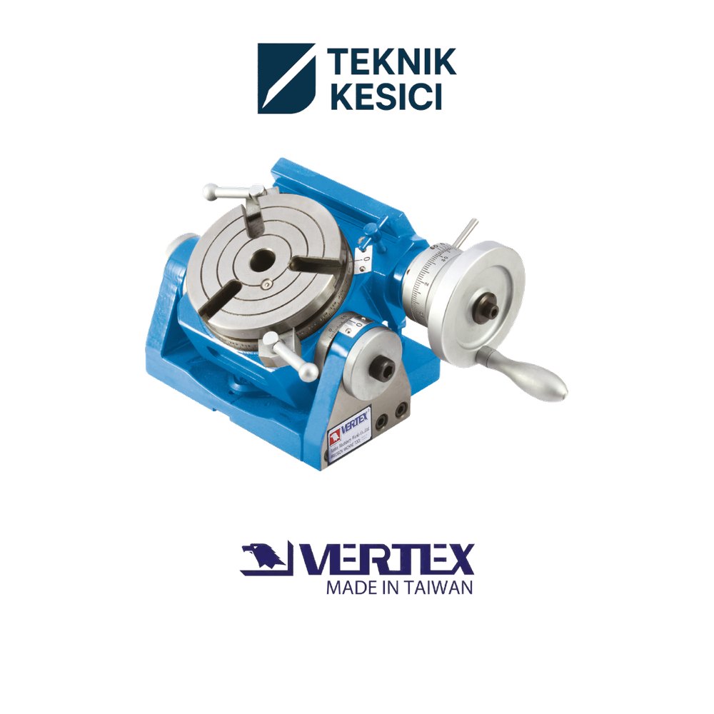 Vertex 200 mm Üniversal Açılı Döner Tabla VU-200 - Teknik Kesici Vertex 200 mm Üniversal Açılı Döner Tabla VU-200