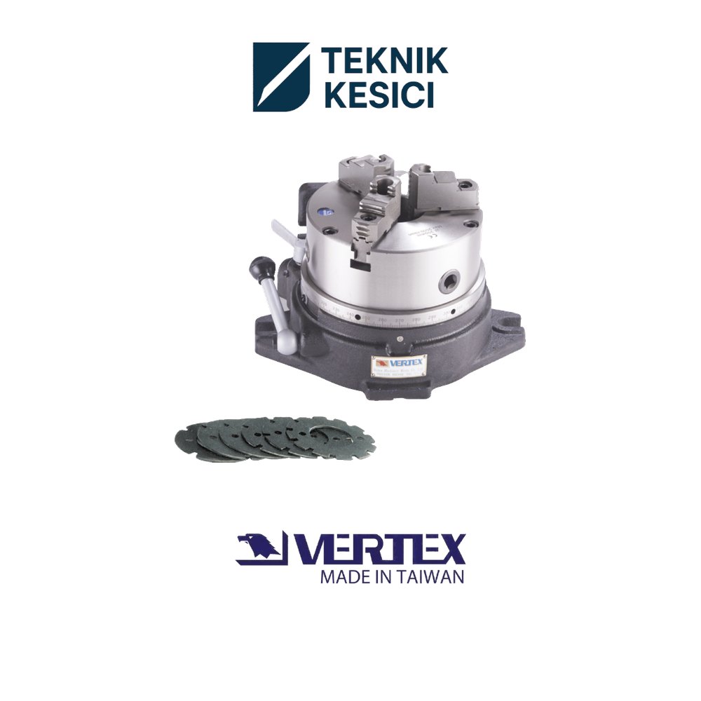Vertex 200 mm Yatay Dikey İndeks Divizör CC-8 - Teknik Kesici Vertex 200 mm Yatay Dikey İndeks Divizör CC-8