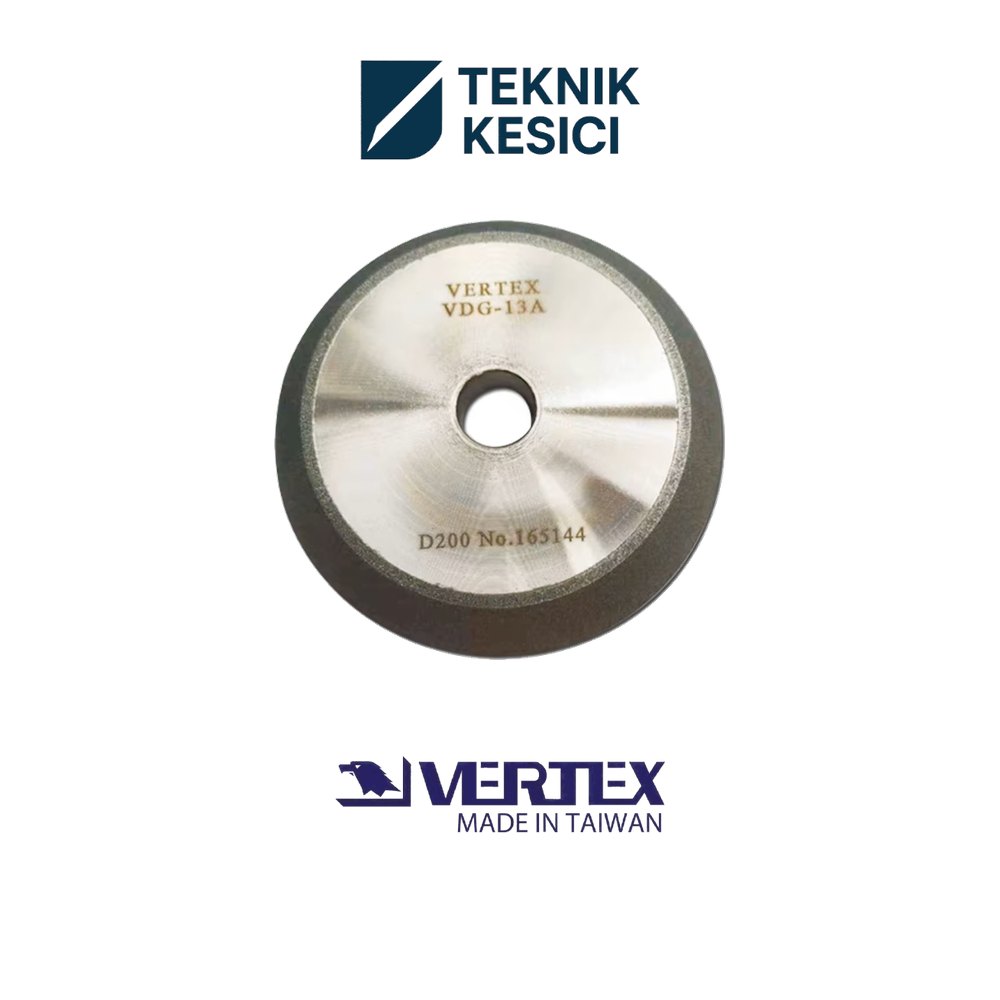 Vertex VDG-13B Çanak Bileme Taşı CBN200 - Teknik Kesici Vertex VDG-13B Çanak Bileme Taşı CBN200