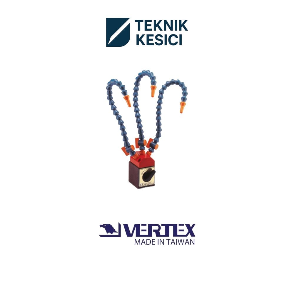 Vertex VMH-62 Manyetik Ayaklı Plastik Sulama Hortumu 3 Hortum - Teknik Kesici Vertex VMH-62 Manyetik Ayaklı Plastik Sulama Hortumu (3 Hortum)