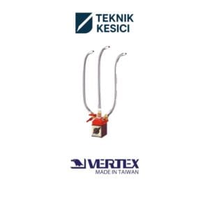 Vertex VMH-65 Manyetik Ayaklı Metal Sulama Hortumu (3 Hortum)