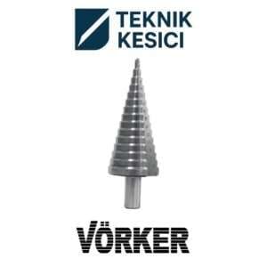 Vörker HSS Helis Kanallı Kademeli Sac Delme Matkabı - Vörker