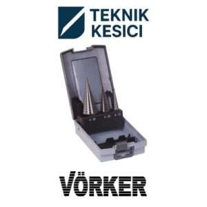Vörker HSS Kademeli Sac Delme Matkabı Seti 3 Parça - Vörker