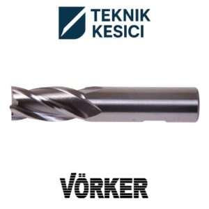 Vörker HSS Parmak Freze DIN 844-BN - Vörker