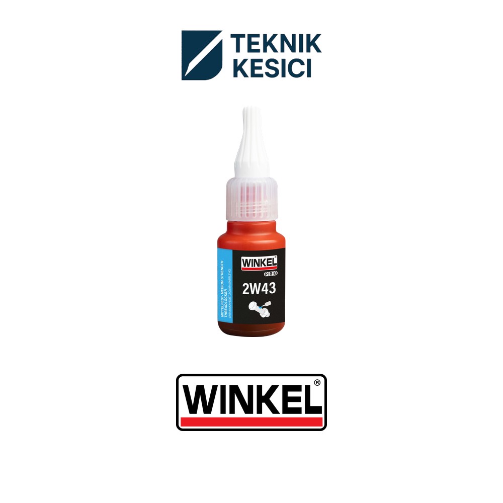 Winkel PRO 2W43 Orta Mukavemetli Cıvata Sabitleyici 10 ml - Teknik Kesici Winkel PRO 2W43 Orta Mukavemetli Cıvata Sabitleyici 10 ml – Winkel 20318 ürün görseli