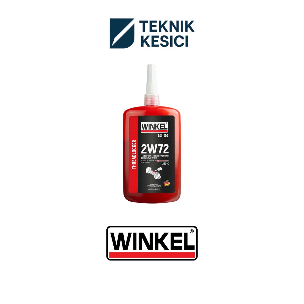 Winkel PRO 2W72 Yüksek Mukavemetli Cıvata Sabitleyici 250 ml - Teknik Kesici Winkel PRO 2W72 Yüksek Mukavemetli Cıvata Sabitleyici 250 ml – Winkel 20310 ürün görseli