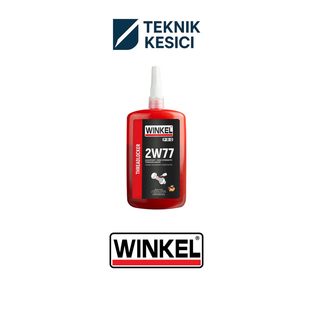 Winkel PRO 2W77 Yüksek Mukavemetli Cıvata Sabitleyici 250 ml - Teknik Kesici Winkel PRO 2W77 Yüksek Mukavemetli Cıvata Sabitleyici 250 ml – Winkel 20313 ürün görseli