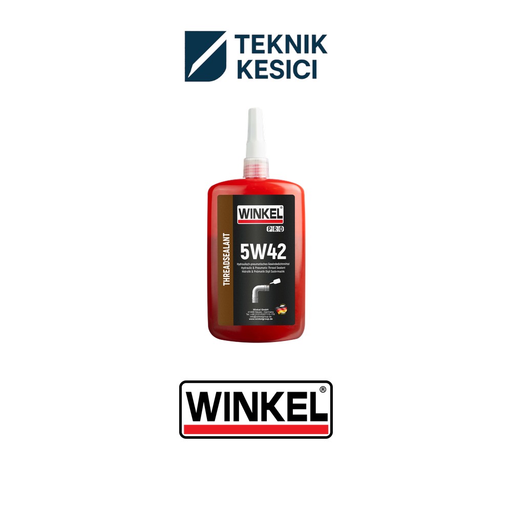 Winkel PRO 5W42 Orta Mukavemetli Dişli Sızdırmazlık 250 ml - Teknik Kesici Winkel PRO 5W42 Orta Mukavemetli Dişli Sızdırmazlık 250 ml – Winkel 20410 ürün görseli