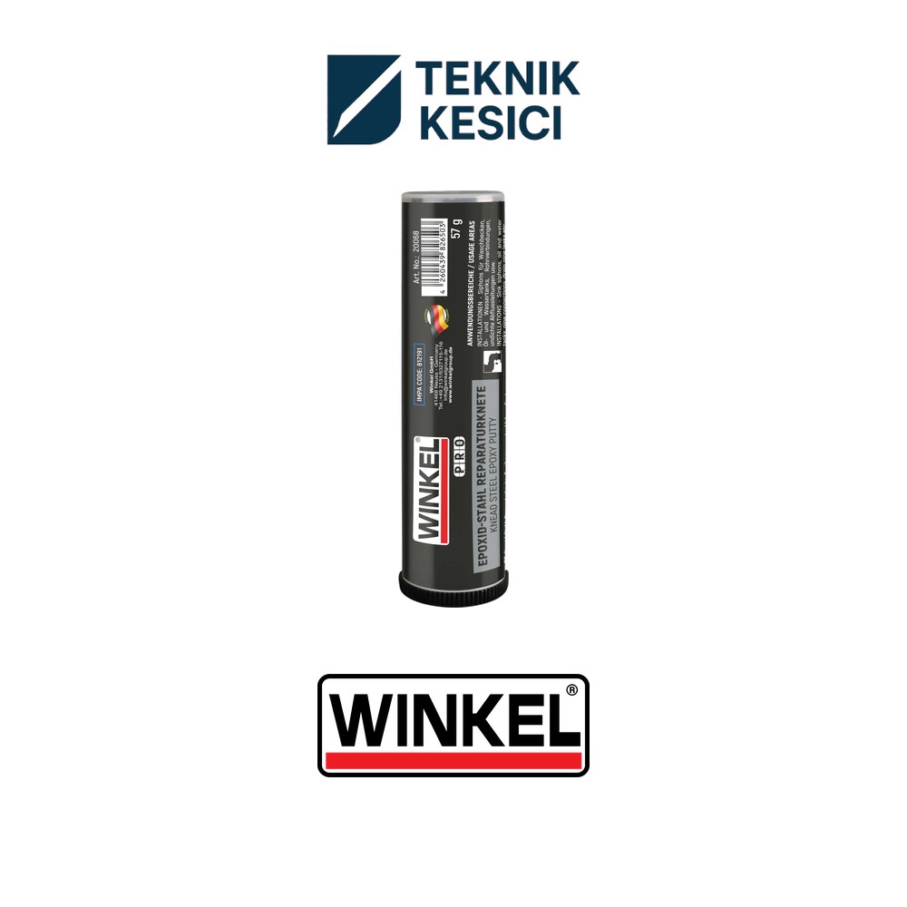 Winkel PRO Knead Steel Metal Epoksi Tamir Macunu 57 g - Teknik Kesici Winkel PRO Knead Steel Metal Epoksi Tamir Macunu 57 g – Winkel 20068 ürün görseli