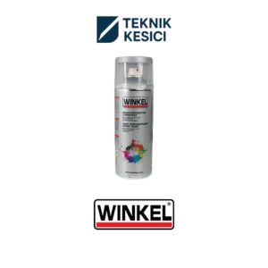Winkel Yüksek Isıya Dayanıklı Gri Sprey Boya 400 ml – Winkel W9006HT ürün görseli
