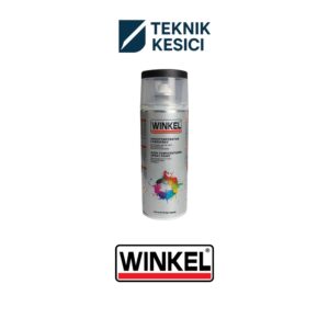 Winkel Yüksek Isıya Dayanıklı Siyah Sprey Boya 400 ml – Winkel W9005HT ürün görseli